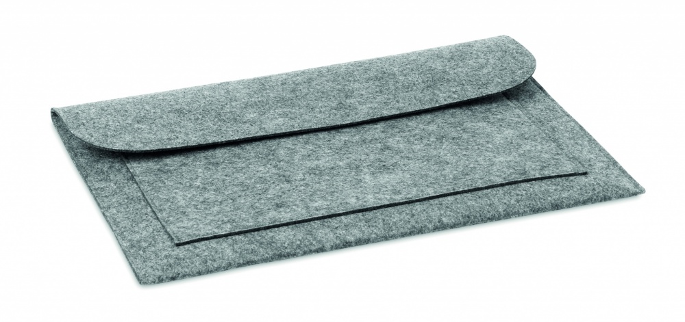 Logo trade promotional gifts picture of: 15 inch Felt laptop pouch