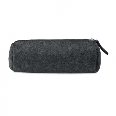 Logo trade promotional items image of: Felt zippered pencil case