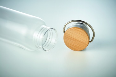 Logo trade promotional merchandise picture of: Tritan 800ml bottle bamboo top