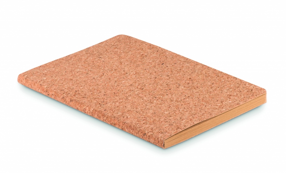 Logo trade promotional item photo of: A5 cork notebook 96 lined