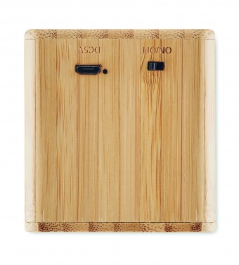 Logotrade corporate gift image of: Bamboo wireless speaker