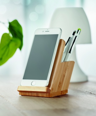 Logotrade promotional merchandise image of: Wireless charger pen holder 5W BAICOI