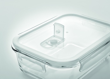 Logo trade promotional gifts image of: Glass lunchbox & PP lid 900ml