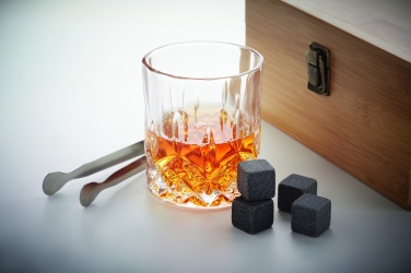 Logo trade advertising products image of: Whisky set in bamboo box