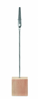 Logotrade promotional products photo of: Pine wooden clip holder