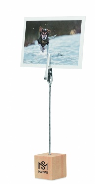 Logotrade advertising product image of: Pine wooden clip holder