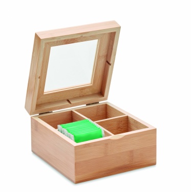 Logotrade advertising products photo of: Bamboo tea box