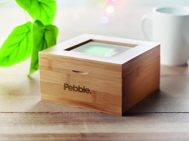 Logotrade promotional gift picture of: Bamboo tea box