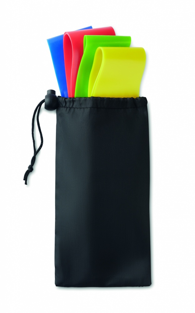 Logotrade promotional merchandise photo of: Set of 4 TPE fitness bands