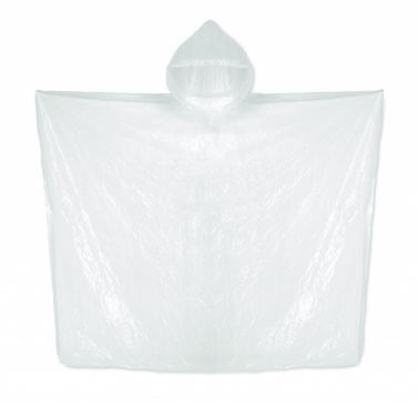 Logo trade promotional giveaways image of: Biodegradable poncho and bag