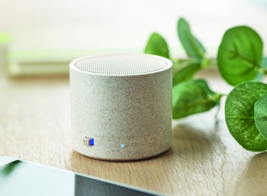 Logotrade promotional merchandise image of: 3W speaker in wheat straw/ABS