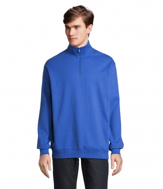 Logo trade promotional gifts image of: CONRAD Sweat Zip Collar