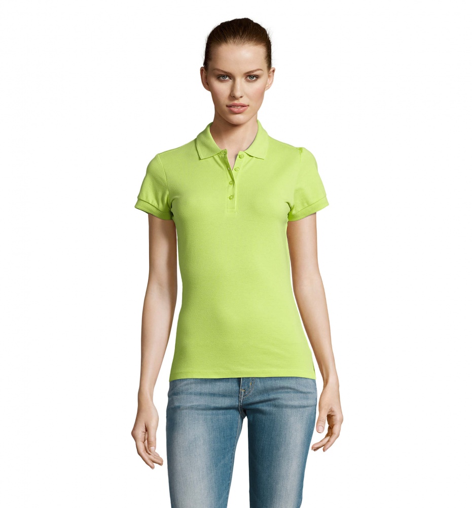 Logo trade corporate gifts image of: PASSION WOMEN POLO 170g
