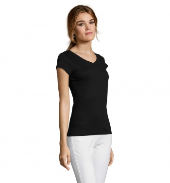 Logo trade corporate gifts image of: MOON WOMEN T-SHIRT 150g