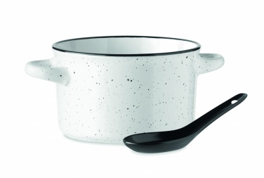 Logo trade promotional giveaways picture of: Ceramic vintage bowl 550 ml
