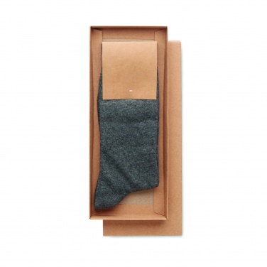 Logo trade promotional products image of: Pair of socks in gift box M