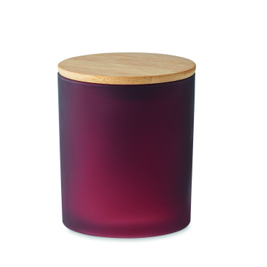 Logo trade corporate gifts image of: Plant based wax candle 200 gr