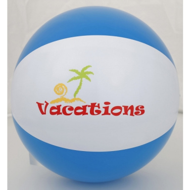 Logo trade promotional merchandise picture of: Bicolour beach ball KEY WEST