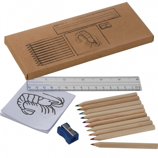 Logo trade corporate gifts picture of: Drawing set for kids LITTLE PICASSO