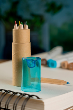 Logo trade promotional gifts picture of: Wooden crayons BECKY