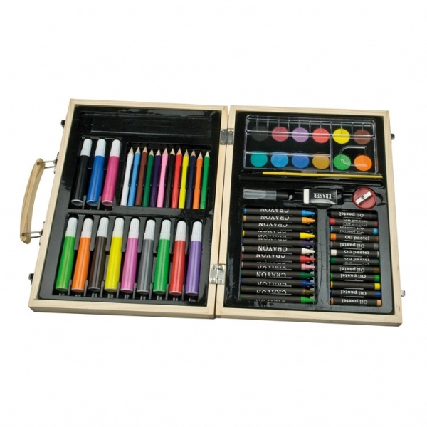 Logo trade advertising product photo of: Big wooden painting set MAXI