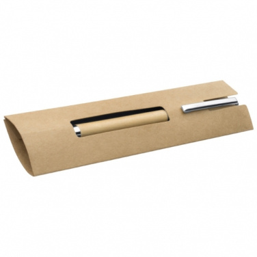 Logo trade promotional gifts picture of: Wooden ballpen HEYWOOD