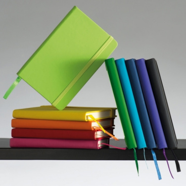 Logo trade promotional giveaways picture of: A6 note book LUBECK