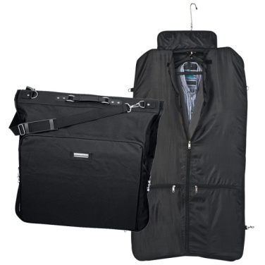 Logo trade advertising products image of: Suit bag SANTANDER