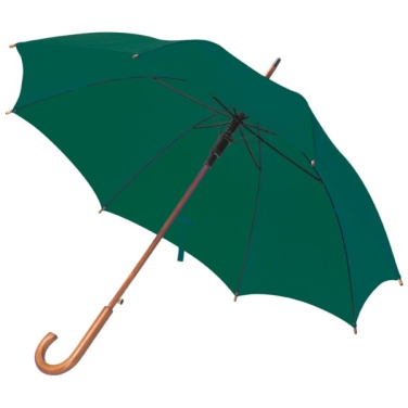 Logotrade promotional product image of: Wooden automatic umbrella NANCY
