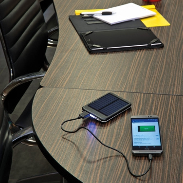 Logo trade business gift photo of: Solar power bank PHILADELPHIA