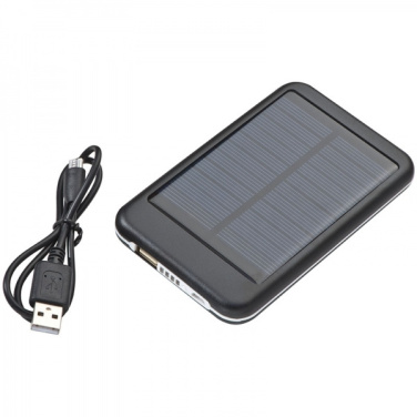 Logo trade promotional merchandise photo of: Solar power bank PHILADELPHIA