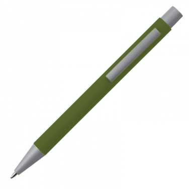 Logo trade promotional item photo of: Metal ballpen soft touch ABU DHABI