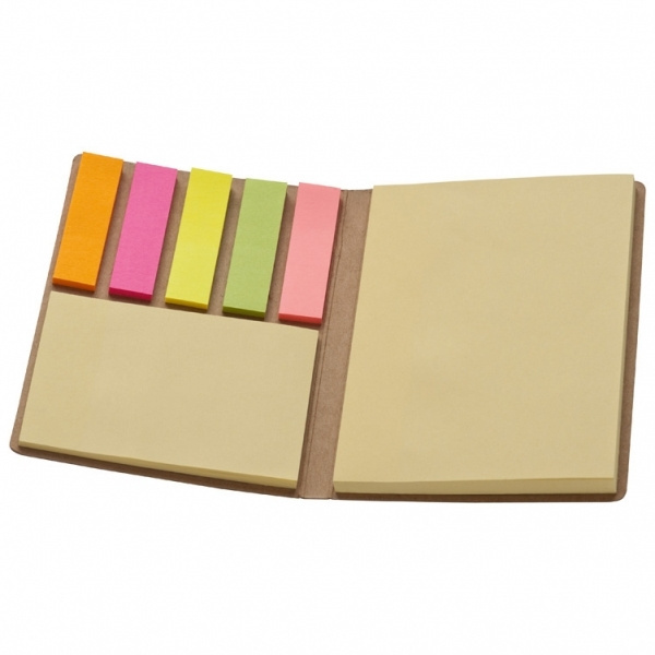 Logo trade business gift photo of: Adhesive note pad BURLINGTON