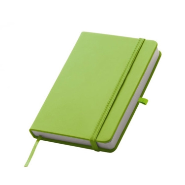 Logo trade promotional merchandise image of: A6 note book LUBECK