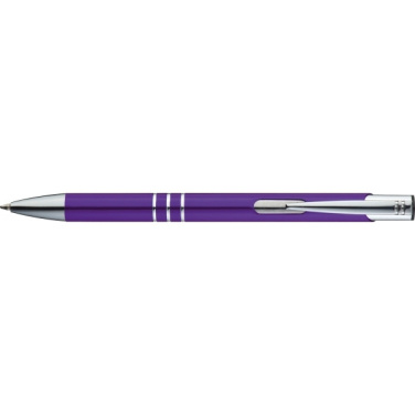 Logo trade promotional gifts image of: Metal ballpen ASCOT