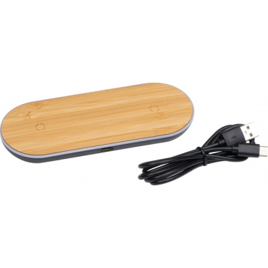 Logo trade corporate gifts image of: Charging station NASSAU
