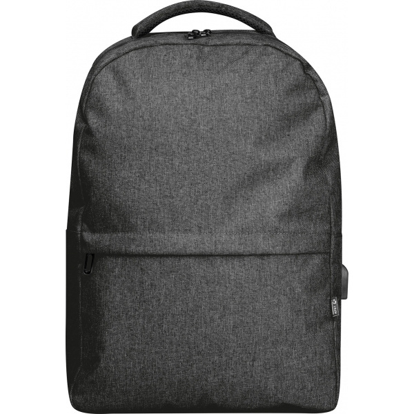 Logotrade promotional gifts photo of: rPET backpack RIMINI