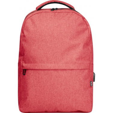 Logo trade promotional gifts picture of: rPET backpack RIMINI