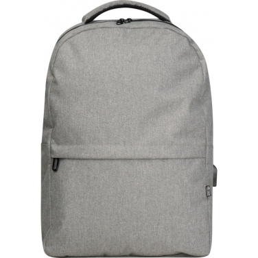 Logo trade advertising product photo of: rPET backpack RIMINI