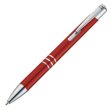 Logo trade promotional item photo of: Metal ballpen ASCOT