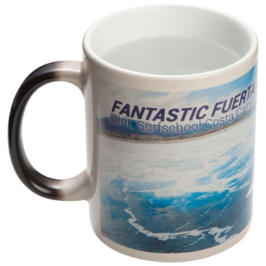 Logotrade promotional giveaways photo of: Colour-changing sublimation mug SIRMIONE 300 ml