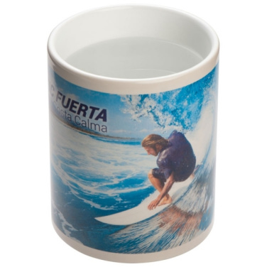 Logo trade promotional products image of: Colour-changing sublimation mug SIRMIONE 300 ml