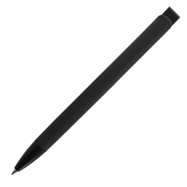 Logo trade promotional merchandise photo of: Metal ballpen soft touch BRESCIA