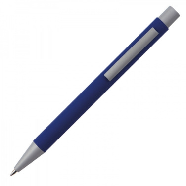 Logo trade advertising product photo of: Metal ballpen soft touch ABU DHABI