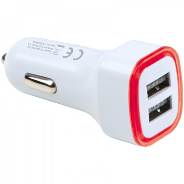 Logo trade corporate gift photo of: USB charging adapter KFZ FRUIT