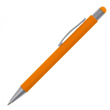 Logo trade promotional items image of: Metal ballpen touch pen soft touch SALT LAKE CITY