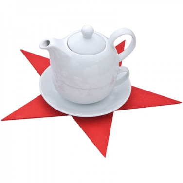 Logo trade promotional giveaway photo of: Felt star set KARLSTAD