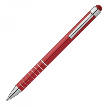 Logotrade promotional products photo of: Metal ballpen with touch pen LUEBO