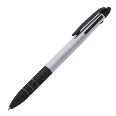 Logo trade promotional item photo of: Plastic ballpen 3in1 BOGOTA