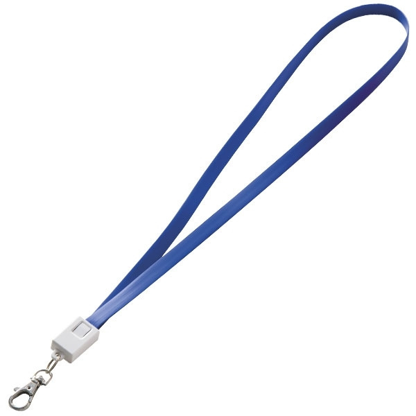 Logotrade promotional merchandise image of: Lanyard with usb cable LE PORT